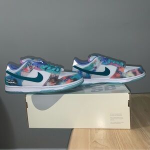Nike SB Dunk Low Futura Laboratories Bleached Aqua